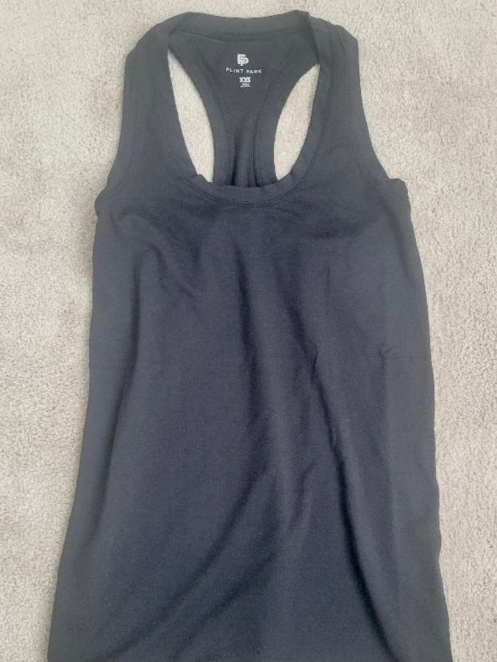 FLINT PARK Women's Volley Tank Top Size XXS Black